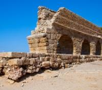 Ancient aqueduct in Caesarea Ancient aqueduct in Caesarea